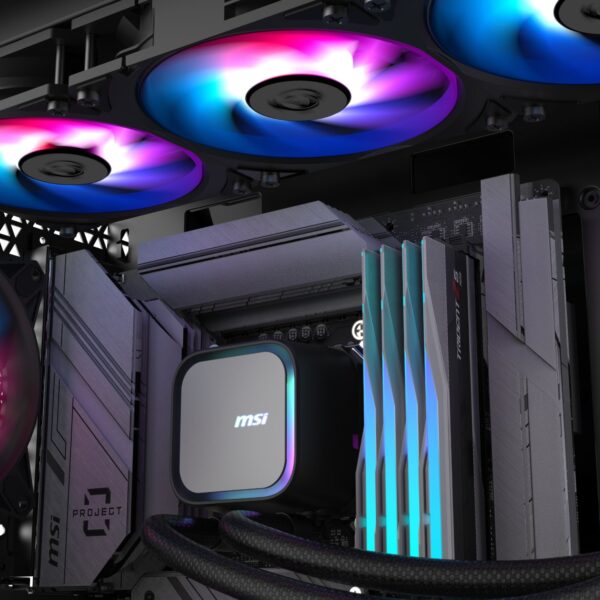 MSI MAG Coreliquid A13 360 AIO Liquid CPU Cooler - Black - Image 4