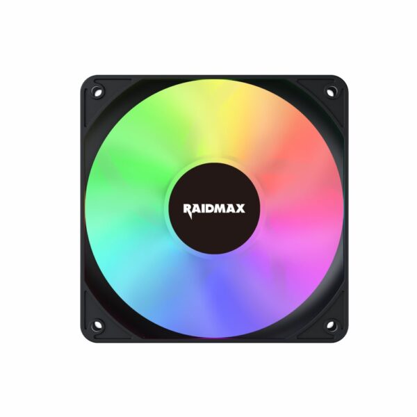Raidmax 120mm 3pin ARGB 4in1 Fan - Black - Image 2