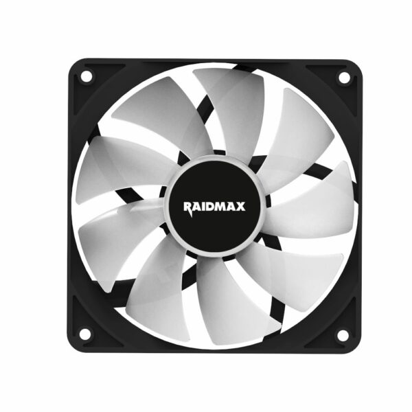 Raidmax 120mm 3pin ARGB 4in1 Fan - Black - Image 3