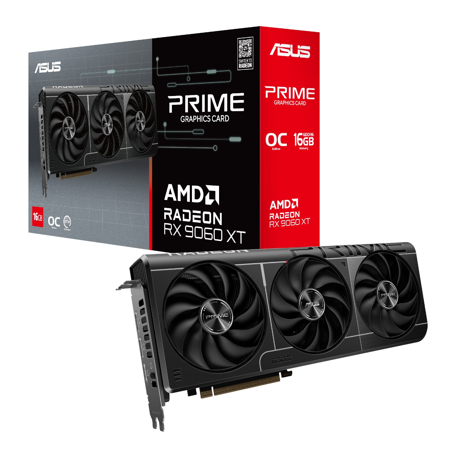 ASUS Prime Radeon RX 9060 XT OC 16GB