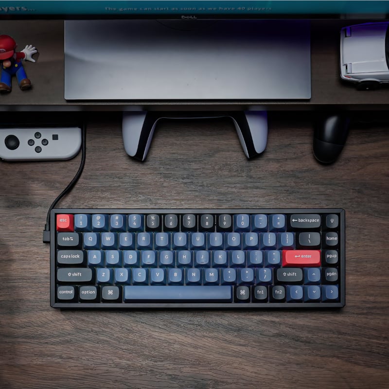 Keychron K6 Pro 65% Red G Pro Switches RGB Wireless Keyboard - Black - Image 4
