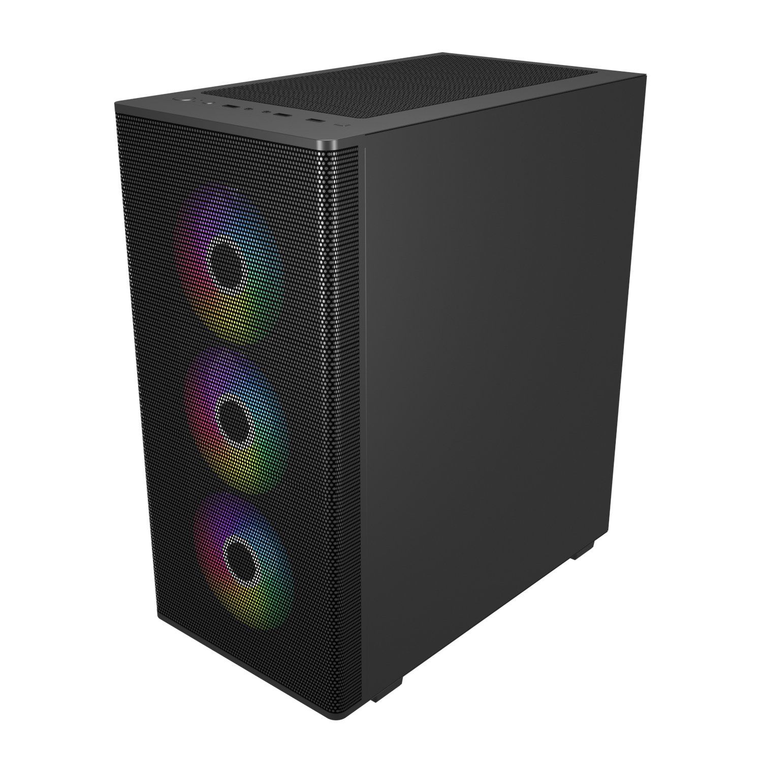 FSP M220 ATX Mid Tower Gaming Chassis - Black - Image 4