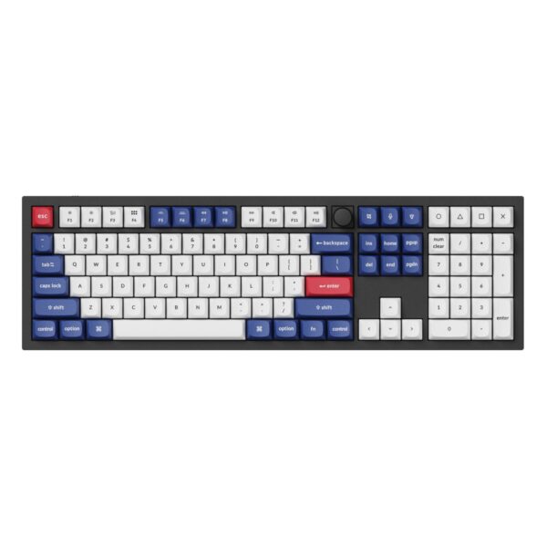 Keychron Double-Shot PBT OSA Keycap Set - Blue and White - Image 4