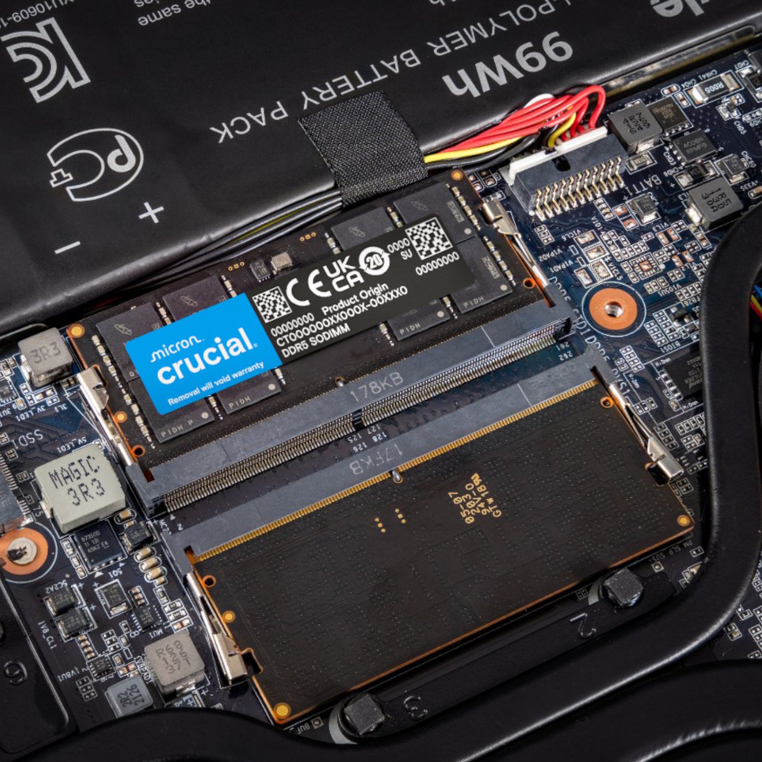 Crucial 128GB 5600MHz DDR5 SODIMM Laptop Memory Kit (2 x 64GB) - Image 4
