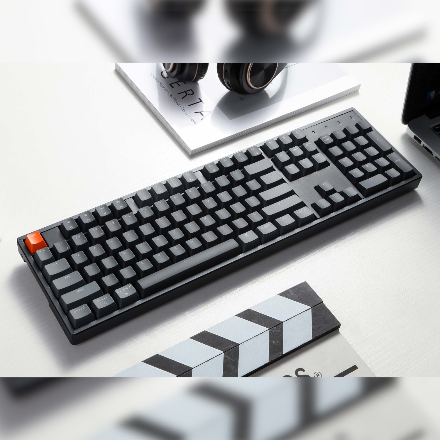 Keychron K10 QMK Full-size RGB Wireless Custom Mechanical Keyboard V.2 (Super RED Switch) – Black - Image 4