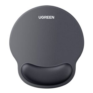 UGreen LP668 Ergonomic Mousepad with Wrist Rest (220 x 245 mm) - Black