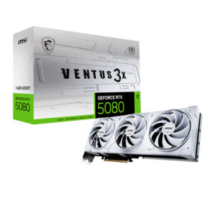 MSI Nvidia RTX 5080 VENTUS 3X OC 16GB White
