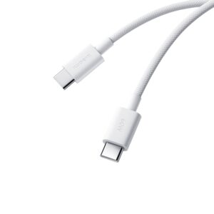 Xiaomi 3A Braided USB Type-C to USB Type-C Cable 1M - White