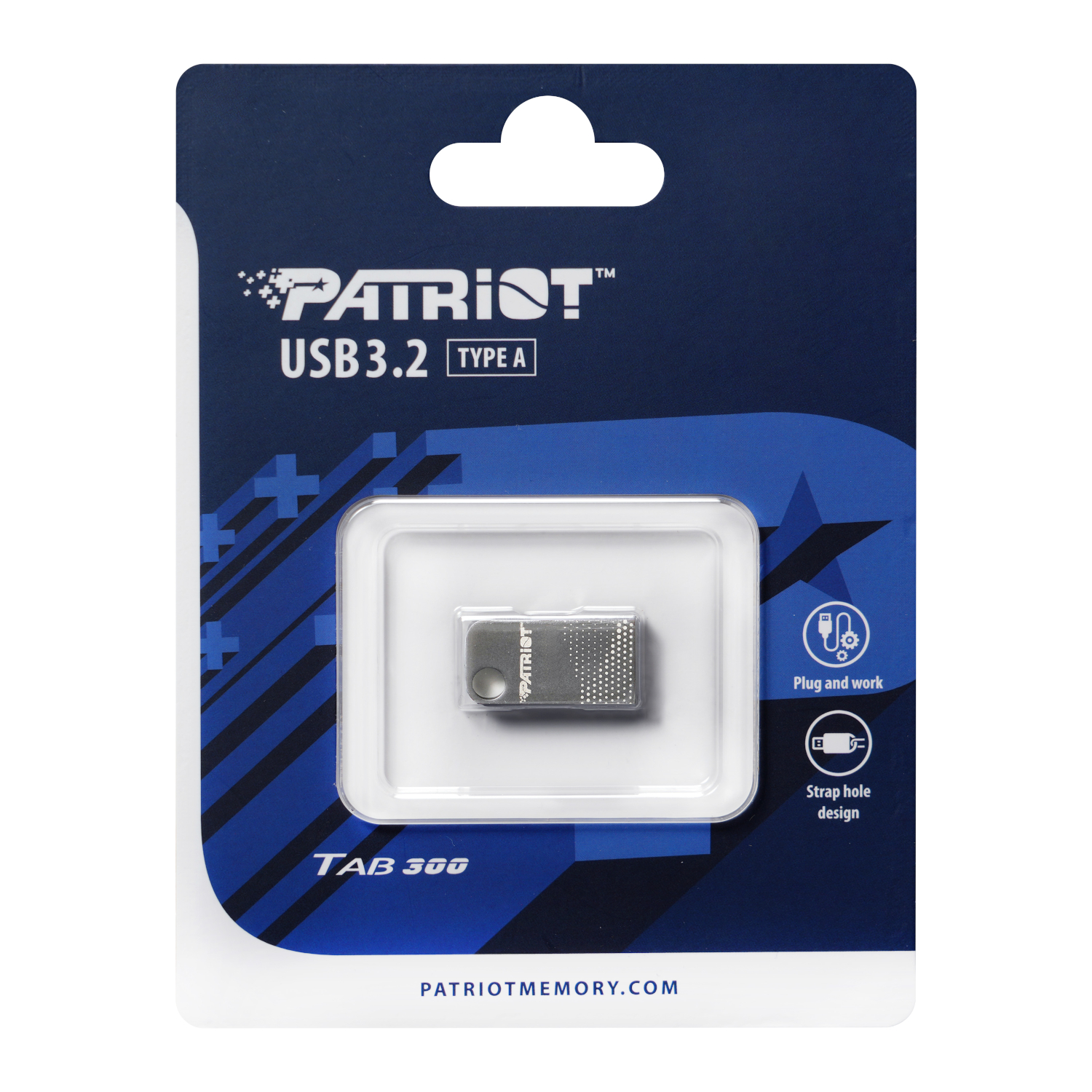 Patriot TAB300 Dark Shadow 128GB USB 3.2 Gen1 Flash Drive - Image 4