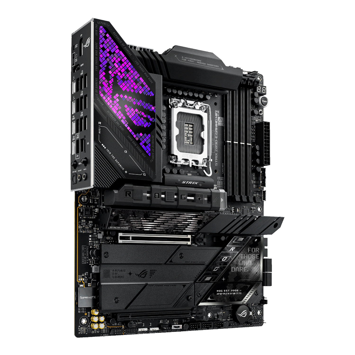 Asus ROG Strix Z890-E Gaming WIFI Intel LGA1851 ATX Gaming Motherboard - Image 3