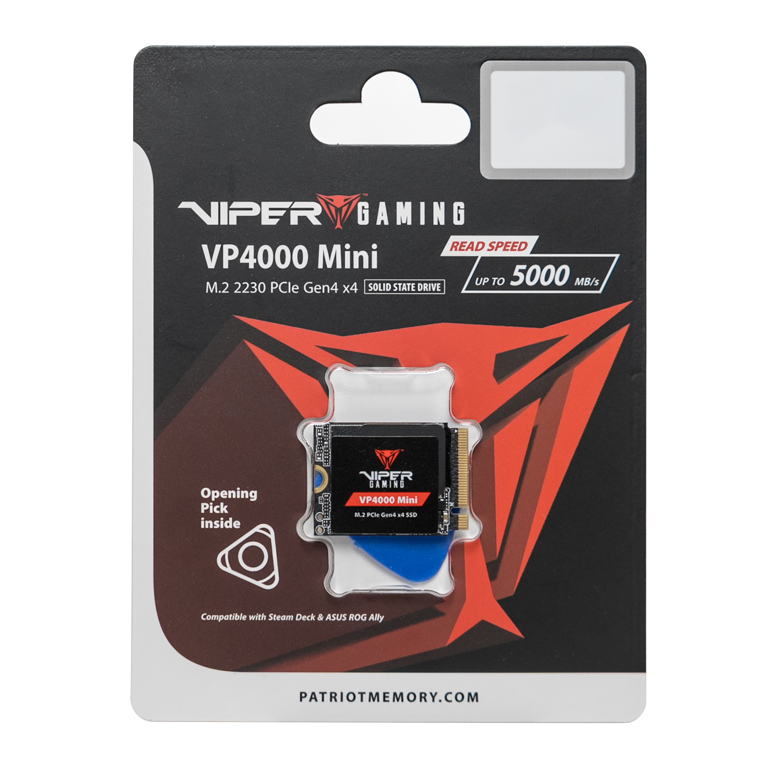Patriot Viper VP4000 Mini 1TB M.2 2230 PCIe Gen4x4 SSD - Image 4