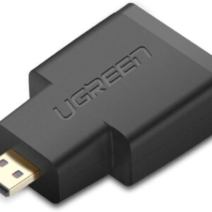 UGreen Micro HDMI Male to HDMI Female Adapter – Black