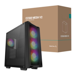 DeepCool CC560 MESH V2 ATX Black