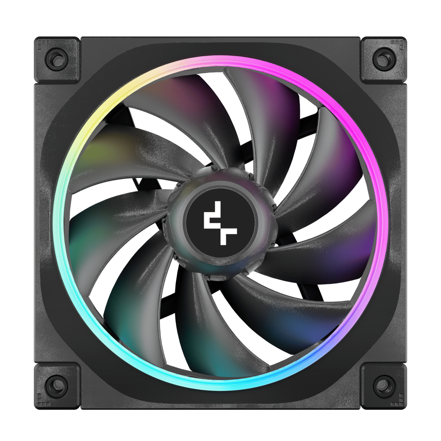 DeepCool FL12 3-in-1 ARGB 120mm PWM 3 Fan Pack - Black - Image 3