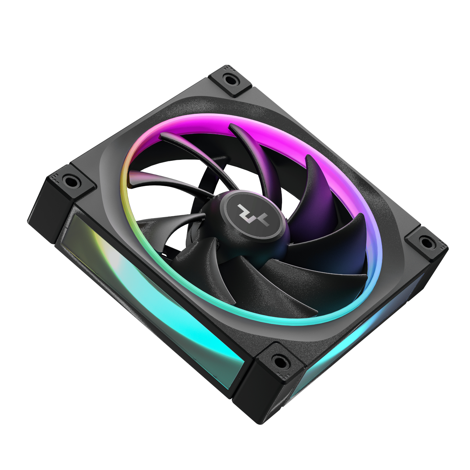 DeepCool FL12 3-in-1 ARGB 120mm PWM 3 Fan Pack - Black - Image 4