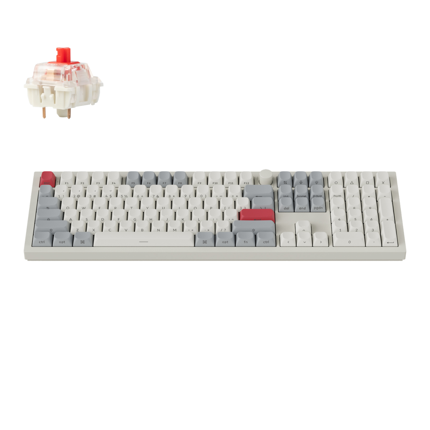 Keychron Q6 Max QMK/VIA Wireless White