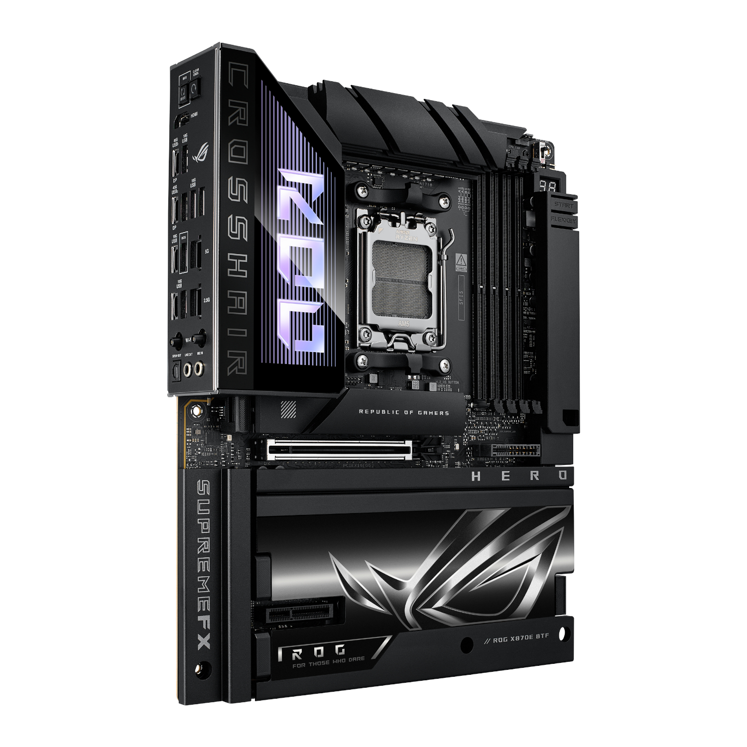 ASUS ROG CROSSHAIR X870E HERO BTF AMD AM5 ATX Gaming Motherboard - Image 3