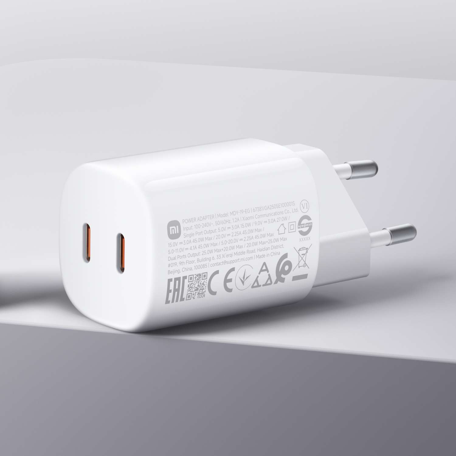 Xiaomi 45W Nano Turbo Power Adapter (2 port) - Image 4