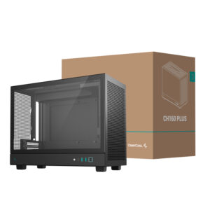 DeepCool CH160 PLUS M-ATX Chassis Black