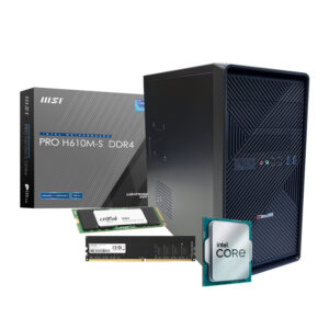 PCBUiLDER Intel Core i3-14100 HOME MASTER Windows 11 Desktop PC