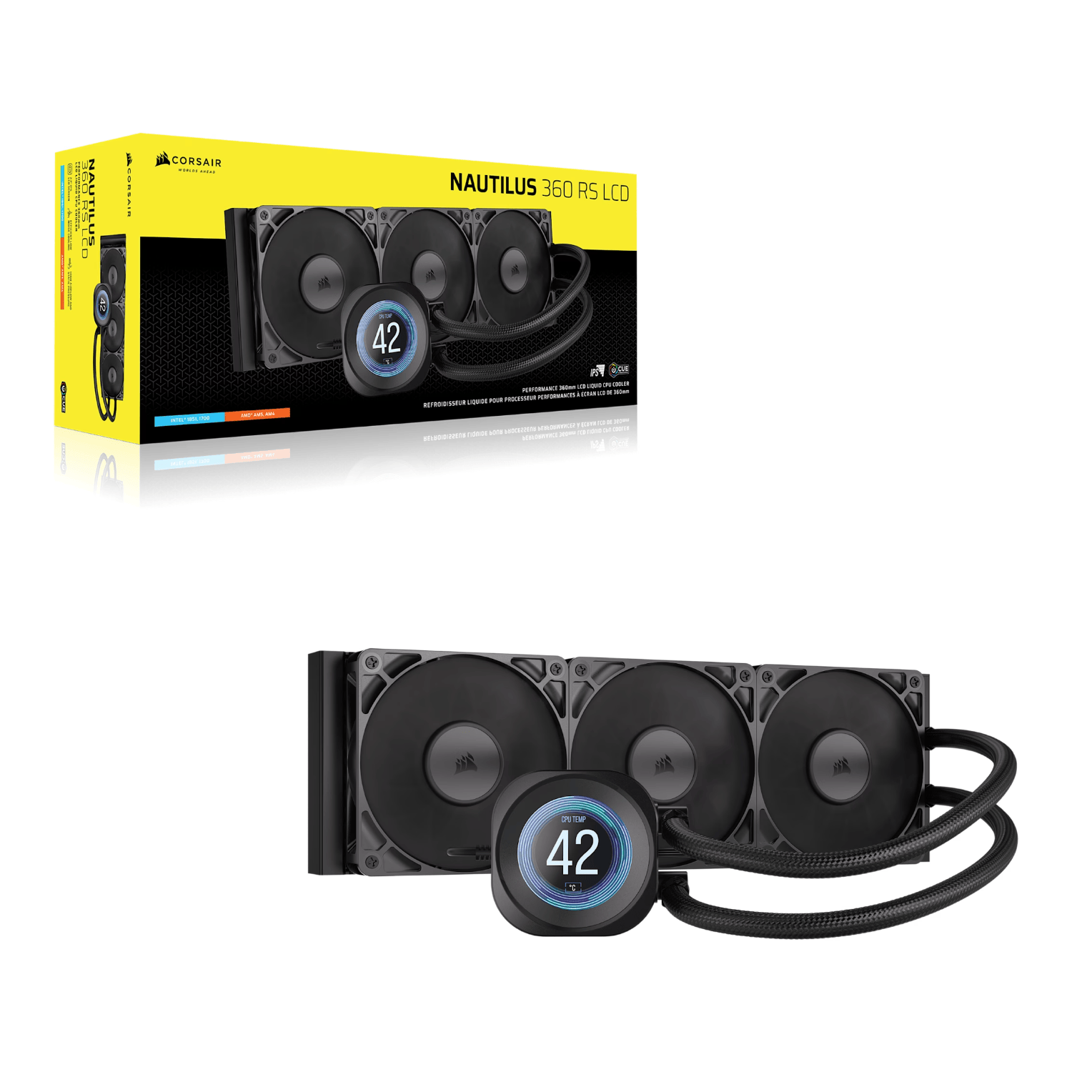 Corsair NAUTILUS 360 RS LCD Black - Image 4